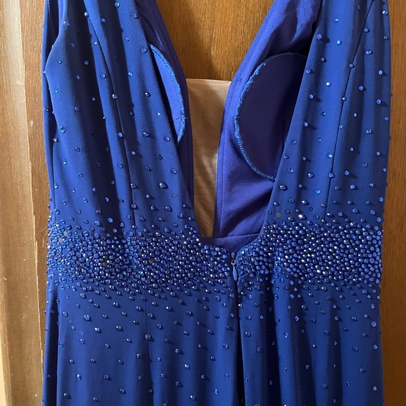 Jovani Royal Blue Gown - Picture 7 of 15
